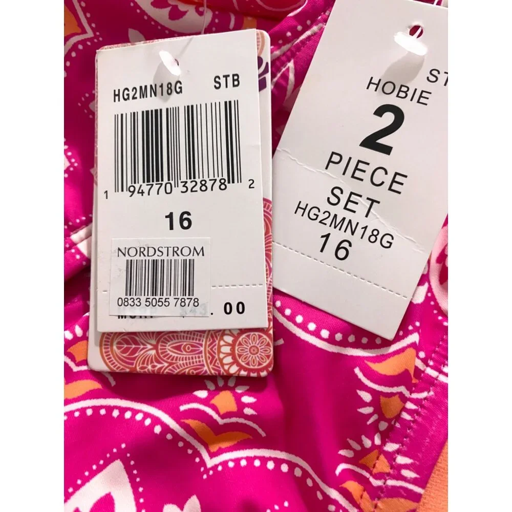 Hobie Kids' $43 Bandana Two-Piece Swimsuit NEW WITH TAGS